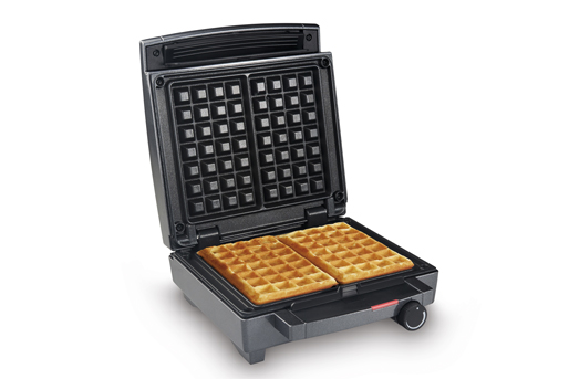 Link 4” Mini Waffle Maker For Personal Waffles Pancakes Belgium