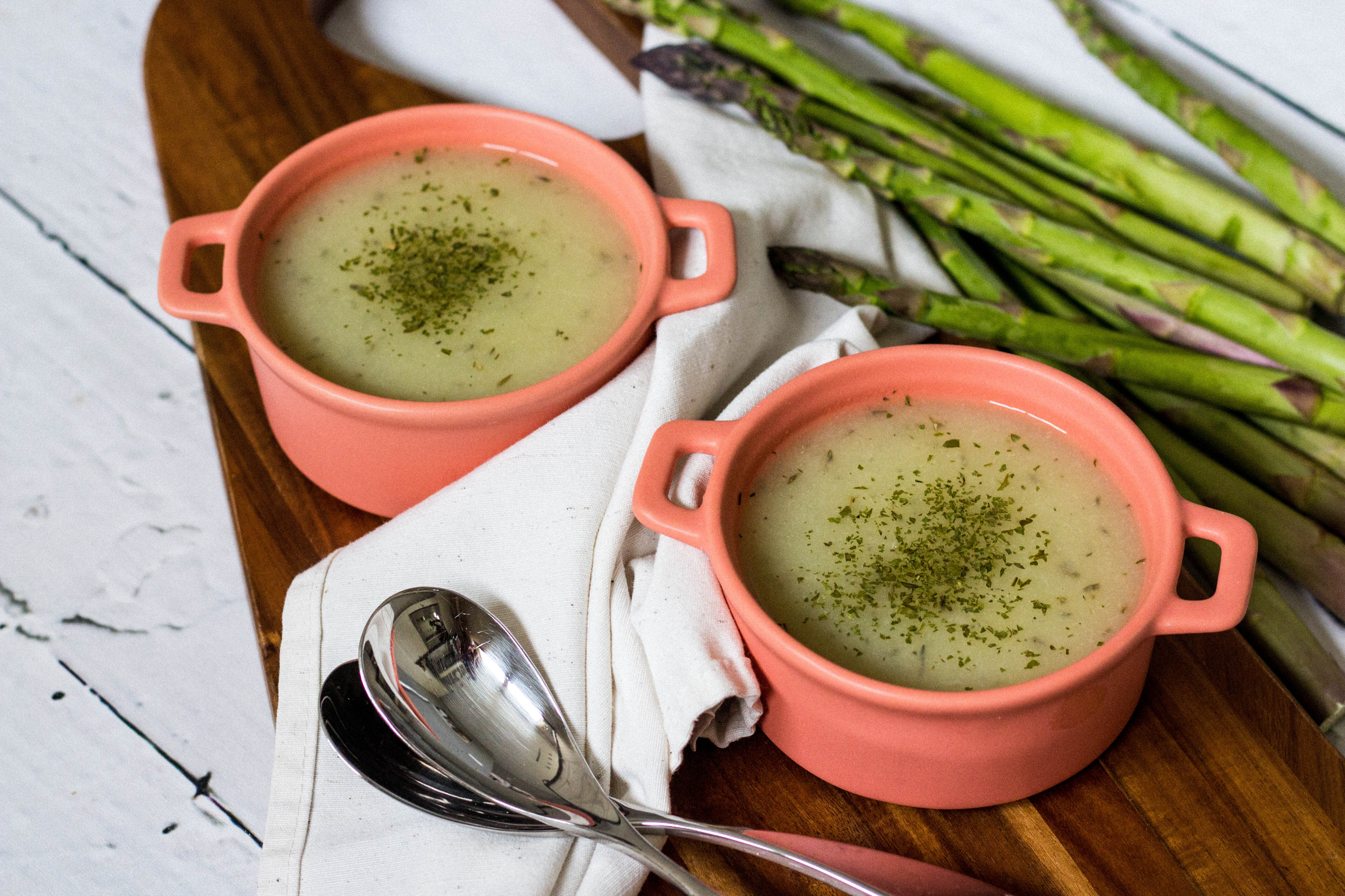Spargel-Lauch-Suppe